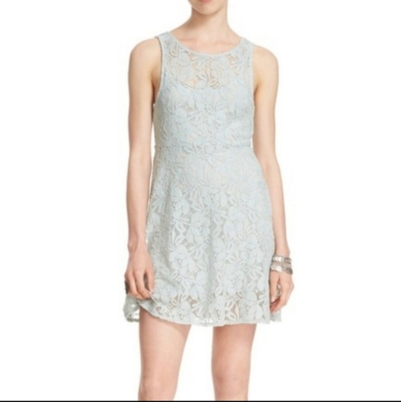 Free People Dresses & Skirts - Free people mint green miles of lace dress size xs